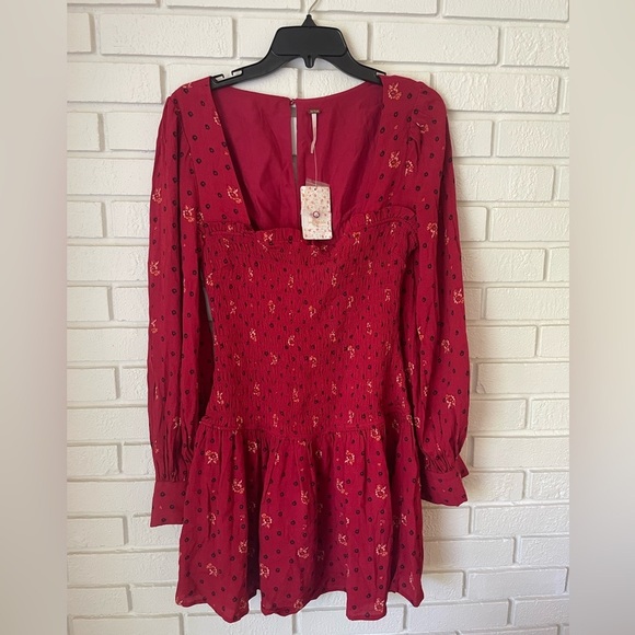 Free People Smocked Dress - Picture 1 of 3